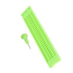 SAROAD 4 satır 28 hücreli Braille yazı tahtası Stylus Braille taşınabilir uygulama kör öğrenme malzemeleri için