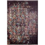 Sarov Kahverengi Makinada Yıkanabilir Kaymaz Taban Dijital Makine Baskı Salon Halı-I-Haln-HLN1094-120x200