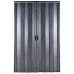 Sarpaş 147x184 Beyaz Camlı 12 mm Katlanır Pvc Akordiyon Kapı