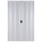 Sarpaş 147x212 Beyaz Camsız 12 mm Katlanır Pvc Akordiyon Kapı