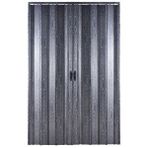 Sarpaş Akordiyon Kapı 192 X 199 Akçaağaç Camsız 12mm Çift Açılım Katlanır Akordeon Pvc