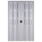 Sarpaş Akordiyon Kapı 222 X 194 Akçaağaç Camlı 12mm Çift Açılım Katlanır Akordeon Pvc