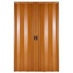 Sarpaş Akordiyon Kapı 222 X 234 Meşe Camsız 12mm Çift Açılım Katlanır Akordeon Pvc