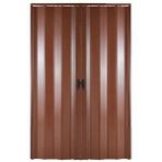 Sarpaş Akordiyon Kapı 297 X 183 Ceviz Camsız 12mm Çift Açılım Katlanır Akordeon Pvc