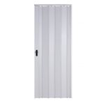 Sarpaş Beyaz Camsız 12 mm Katlanır Akordeon Pvc 102x227 cm Akordiyon Kapı