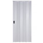 Sarpaş Beyaz Camsız 12 mm Katlanır Akordeon Pvc 102x228 cm Akordiyon Kapı