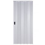 Sarpaş Beyaz Camsız 12 mm Katlanır Akordeon Pvc 117x198 cm Akordiyon Kapı