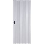 Sarpaş Beyaz Camsız 12 mm Katlanır Akordeon Pvc 117x225 cm Akordiyon Kapı