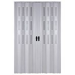 Sarpaş Karaağaç Camlı Çift Açılım Katlanır Pvc 147x198 cm Akordiyon Kapı