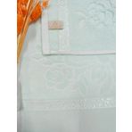 sarra 50x90 Etamin Dikişli 6'lı Havlu,%100 Pamuk, Çeyizlik, Hediyelik, Dikiş, Nakış, İşlemelik, Yumuşak Ve Emici (Su Yeşili)