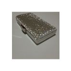 Şarra Gossi Taşlı Gümüş Abiye Çanta Gece Çantası Clutch Portföy Çanta