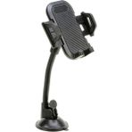 Sarsılmaz Spiral Araç Araba Telefon Tutucu, 360° Dönen, Güçlü Vantuzlu Oto Içi Cam & Torpido Uyumlu - Siyah