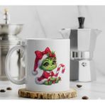 Sartre Art "grinch Christmas Yılbaşı" Baskılı Hediye Özel Tasarım Kupa Bardak - 001 - Beyaz - 330 ml