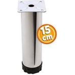 Sarun Yapı Market Metal Baza Ayak 15 cm Krom