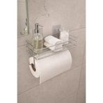 Sas Haus Yapışkanlı Raflı Kağıt Rulo Havluluk Peçetelik Havlu Kağıtlık Krom Banyo Mutfak Düzenleyici Raf SHR-