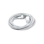 sas kablo Topraklı 15 Metre Seyyar Kablo Uzatma Kablosu 3x2,5 Mm,Beyaz