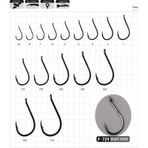 Sasame Chinu Ringed F-724 Serisi Olta İğnesi Standart-1/0 Standart