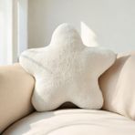 Şaşkın House Sevimli Yıldız Yastık & Çocuk Odası Dekor Yastık&bohem Yastık &yumuşak Peluş Yastık &dekor Yastık - Beyaz