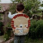 Sassı Çocuk Sırt Çantası A4 Boyutlu - Cesur Aslan - Turuncu