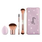 Sassy by Savannah Chrisley Sassy Fırça Seti - Kadınlar için Güzellik Alet Seti - Gözler ve Yüz için Hepsi Bir Arada Güzellik - Makyaj Uygulaması için Harika Fırça Seti - Kit Yeniden Kullanılabilir