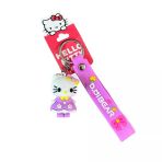 Sasta Lisanslı Silikon Anahtarlık 582648-Mor Hello Kitty