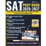 SAT Prep Book: The ultimate SAT guide with an interactive platform that includes practice tests, over 200 hours of video and audio lessons, 24/7 live chat, a student forum, and an exam simulator.