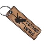Sat Sualtı Taarruz Komutanlığı Deri Anahtarlık - Arma - Leather Key Holder