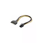 Sata 15 Pin Erkek To 6 Pin Vga Power Kablo 6 Pin Ekran Kartı Power Güç Kablosu 6 Pin Sata Power
