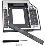 SATA HDD Harddisk Caddy Kızak Kutu SSD Notebook , İkinci HDD Takma, 9.5 mm