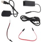 Sata Pata Ide Sürücüden USB 2.0 Adaptör Dönüştürücü Kablosu Sabit Disk HDD 2.5in 3.5in Harici Ac Güç Kaynağı ile (Yurt Dışından)