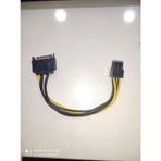 Sata to 6 Pin PCI-Express Ekran Kartı Power Çevirici Güç Kablosu