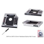 SATA to SATA 9.5mm Notebook Ekstra Hdd Yuvası