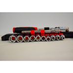 Satagood 1/4 Cırcır Lokma Takımı Seti 12'li Chrome Vanadium Çeliği ile Uzun Süreli Kullanım