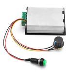 SatcOp PWM Ayarlanabilir DC Motor Hız Kontrolörü Hız Kontrolörü Start-Stop Anahtarı Potansiyometre Kontrol Kartı