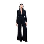Sateen Bol Paça Pantolon, 36, STN139KPA1715, Siyah, Kadın