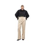 Sateen Cepli Klasik Pantolon, 36, STN139KPA1663, Bej, Kadın