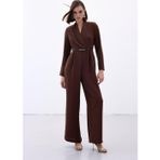 Sateen Kemerli Salaş Tulum - Kahve