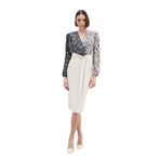 Sateen Kuşaklı Kalem Etek Taş, 36, STN139KET558, Gri, Kadın