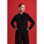 Sateen Lucy Gömlek, 36, STN139KGO1960, Siyah, Kadın