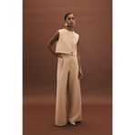 Sateen Lucy Pantolon, 38, STN139KPA1965, Bej, Kadın