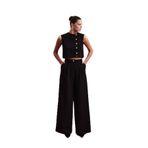 Sateen Lucy Pantolon, 38, STN139KPA1965, Siyah, Kadın