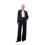 Sateen Luna Krep Pantolon, 38, STN139KPA1987, Siyah, Kadın