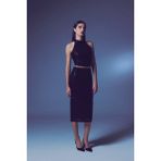 Sateen Payet Detaylı Kalem Etek - Siyah - 36