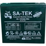 Satek 12V 24 Ah Elektrikli Motosiklet Bisiklet Aküsü Jel Akü 2025 Üretim