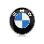Sateknoloji Bmw Kaput,bagaj,direksiyon,jant Logo (Mavi Beyaz) - 45 mm