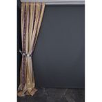 Saten 750 Model Vizon Renk Tek Kanat Pileli Fon Perde 75 260 Cm Vizon