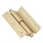 Saten Alüminyum Cumbalı Menteşe 12 Cm Sol