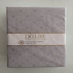 Saten Deluxe Gri Çift Kişilik Nevresim Takımı