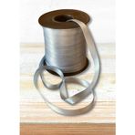 Saten Kumaş Kurdele 100 metre x 1 cm Süsleme El İşi Hediye Paketleme DIY Fiyonk (Açık Mavi)