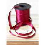Saten Kumaş Kurdele 100 metre x 1 cm Süsleme El İşi Hediye Paketleme DIY Fiyonk (Bordo)